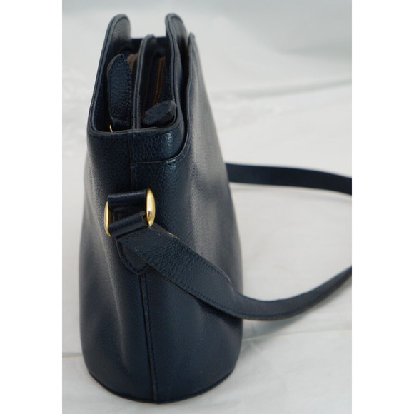 Rare Vintage COACH Madison Pierre 4406 Navy Leather Shoulder Bag in EUC - Picture 8 of 13